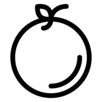 citrus line icon illustration isolated on white background vector