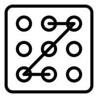 password line icon illustration isolated on white background vector