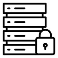 database line icon illustration isolated on white background vector