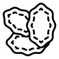 dates line icon illustration isolated on white background vector