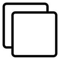 copy line icon illustration isolated on white background vector
