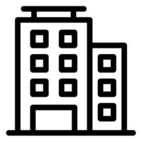 building line icon illustration isolated on white background vector