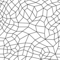 Modern linear geometric pattern fills. Polygonal art with quadrangles shapes. Stylish lattice monochrome web backdrop. Abstract line grid texture, seamless background. Wallpaper vector