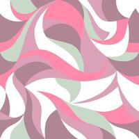 Stylized petals pattern with abstract curved lines. Seamless pink texture can be used for web page backgrounds, wallpapers, printing on fabric vector