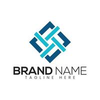 Abstract Geometric or Square Logo Design Template vector