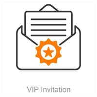 VIP Invitation and luxury icon concept vector