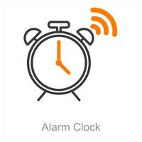 Alarm Clock and time icon concept vector