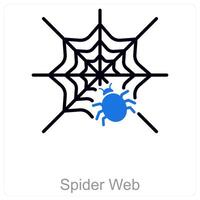 Spider Web and nature icon concept vector