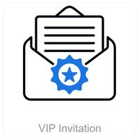 VIP Invitation and luxury icon concept vector