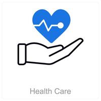 Health Care and doctor icon concept vector