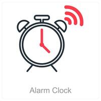 Alarm Clock and time icon concept vector