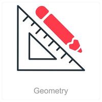 Geometry and angles icon concept vector