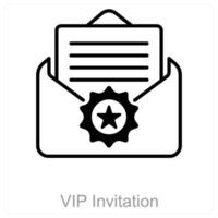 VIP Invitation and luxury icon concept vector