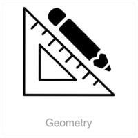 Geometry and angles icon concept vector