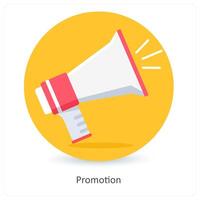 Promotion and marketing icon concept vector