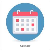 Calendar and events icon concept vector