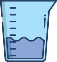 Container linear color illustration vector