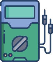 Testing linear color illustration vector