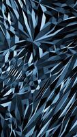 3D animation with moving pattern in mirror style. Design. Mirror distortion of pattern with psychedelic effect. Crystal pattern moves with psychedelic distortion video