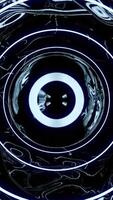 Abstract liquid vortex and hypnotic motion of concentric rings. Design. Endless tunnel effect of fluid substance. video