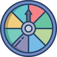 Twister linear color illustration vector