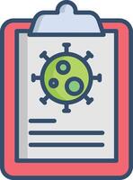 Formula linear color illustration vector