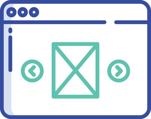 Web game outline color illustration