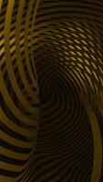 Dazzling background. Design.Yellow and bright stripes in the abstraction slowly twist and create movement. video