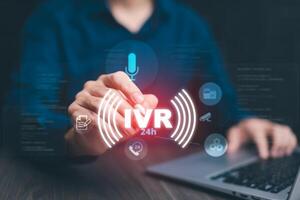 concept provide customer service within an automated voice response system, utilizing either voice or touch-tone inputs.Interactive voice response photo