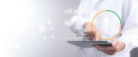 research and developement concept lab scientist biotechnologist holding glass ampoule phial with DNA strand,molecule of two polynucleotide chains forming double helix carrying photo