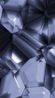 Kaleidoscopic background of colorful abstract diamonds. Motion. Slowly spinning and transforming gemstone diamonds. video