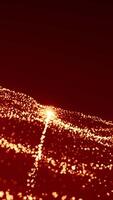 Stars galaxy background in outer space. Motion. Abstract milky way visualization with moving stars. video