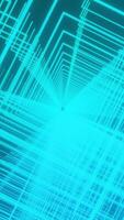 Blue and pink background. Design. A bright abstraction of white light pieces creating a tunnel that rotates and moves deeper. video