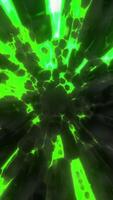 Abstract background with the movement of lines and stripes. Motion. Energy flow, cosmic pattern of flying inside spinning tunnel. video