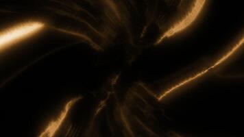 cósmico abstrato vórtice comovente com plasma claro. movimento. luminoso corrente do luz linhas dentro Preto buraco. plasma energias mover dentro fluxo do espaço túnel video