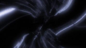 Cosmic abstract vortex moving with plasma light. Motion. Luminous stream of light lines in black hole. Plasma energies move in flow of space tunnel video