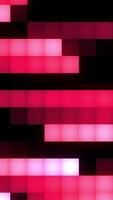 Pixel lines move horizontally. Motion. Retro animation with moving pixel stripes on black background. Bands of pixels move horizontally creating circular motion effect video