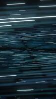 Blue background. Design.White rays of light flying in different directions in the animation. video