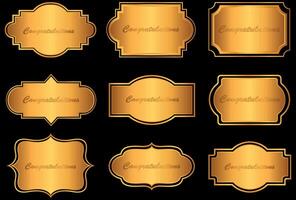 Golden labels collection vector