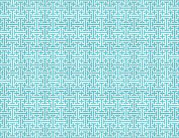 Abstract geometric blue pattern vector