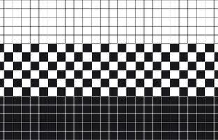 Black and White Tile Pattern design vector