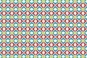 Geometric colorful diamond shape seamless pattern vector
