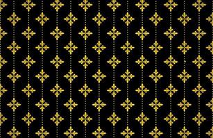 Glowing Gold Color Royal Pattern vector