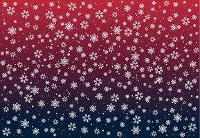 Christmas snowfall background vector