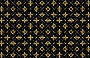 Golden color royal pattern vector