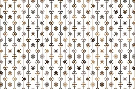 Abstract colorful hexagonal geometric pattern vector