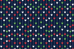 Geometric seamless arrows fabric pattern vector