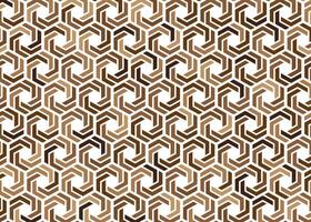 Colorful hexagonal geometric seamless pattern vector
