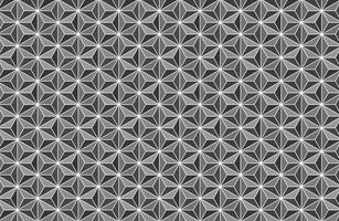 Geometric Triangular Star Pattern vector