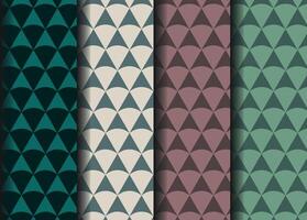 Abstract geometric triangle seamless pattern vector